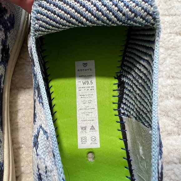Shibori Rothy’s x Butcher’s Daughter sneakers 9.5 - Picture 2 of 3